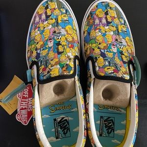 Vans x The Simpsons 10 mens~ Brand new in box with tags- comfy cushion